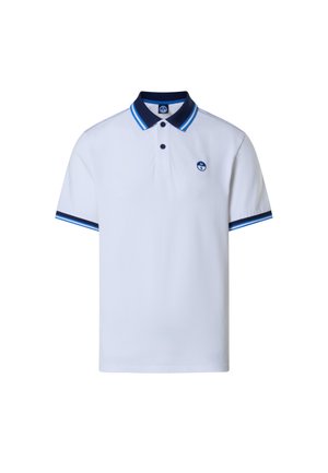 North Sails, WITH STRIPED TRIMS - Polo - white