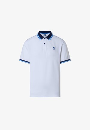 North Sails, WITH STRIPED TRIMS - Polo - white