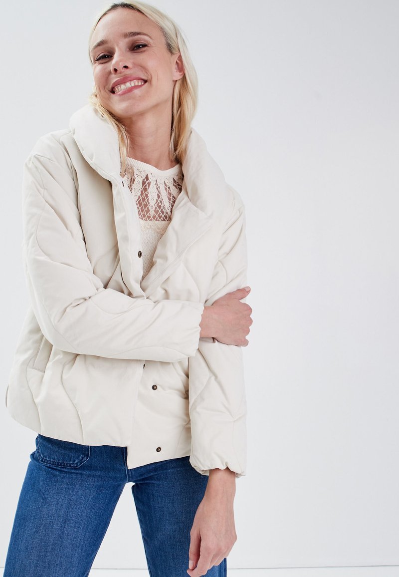 Damen Leichte Jacken | BONOBO Jeans Winterjacke ecru/offwhite - SD99617 Damen Leichte Jacken | BONOBO Jeans Winterjacke ecru/offwhite - SD99617