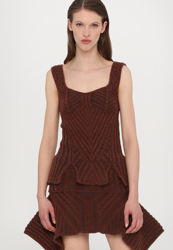 WARRIOR MINI SKIRT - Mini skirt - chesnut2