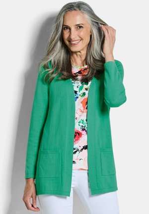 VERSCHLUSSLOSER AUS - Strickjacke - green