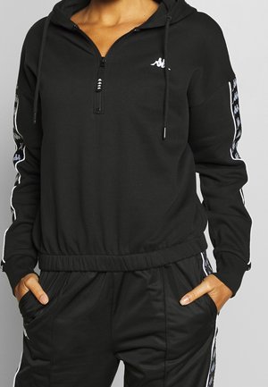 Jersey con capucha - black
