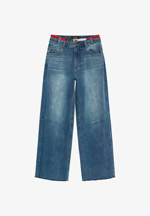 Desigual, PANTS - JEANS PANTS . - Avar lõikega teksad - blue