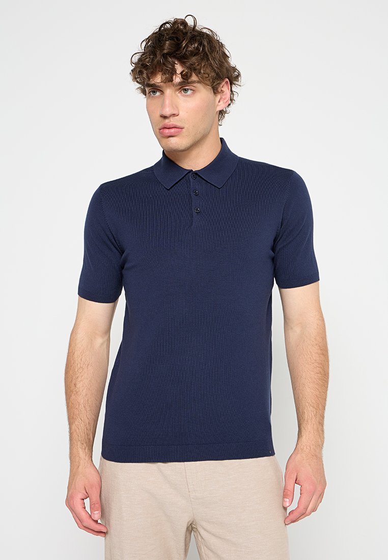 NO EXCESS Poloshirt donkerblauw