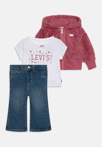 Levi's® ZIP SET - Giacca in pile - rose wine