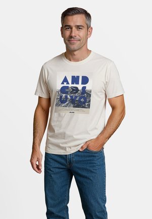 ANDES - T-shirt print - grey