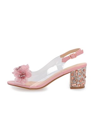 VENEZIA HIGH HEELED SANDALS - Páskové sandály  - pink