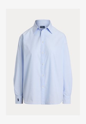 Polo Ralph Lauren OVERSIZE FIT COTTON SHIRT - Pogājama blūze - light blue