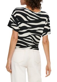 s.Oliver T-shirt print - schwarz