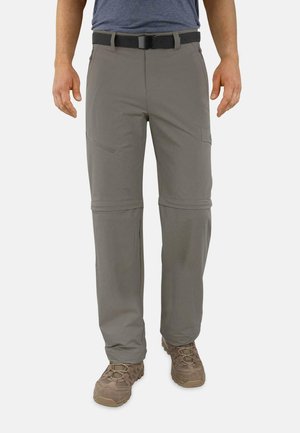 2 IN 1 ZIP OFF OUTDOORHOSE WANDERHOSE SOMMERHOSE - Stoffhose - stone