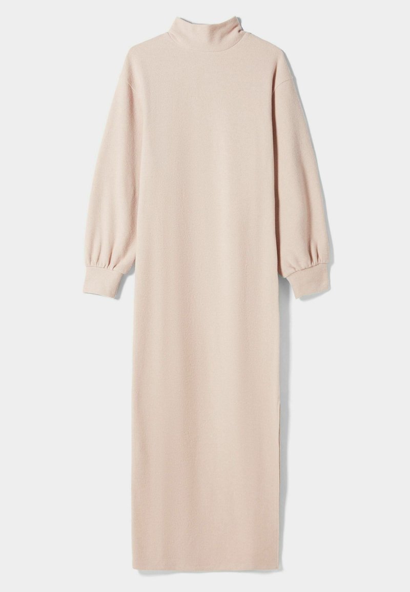 Bershka Maxi-jurk zandkleur Bershka Maxi-jurk zandkleur