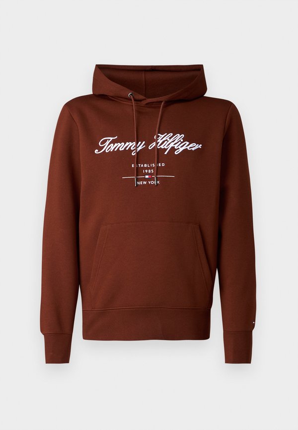 SCRIPT LOGO HOODY - Sweatshirt - rich mocha3