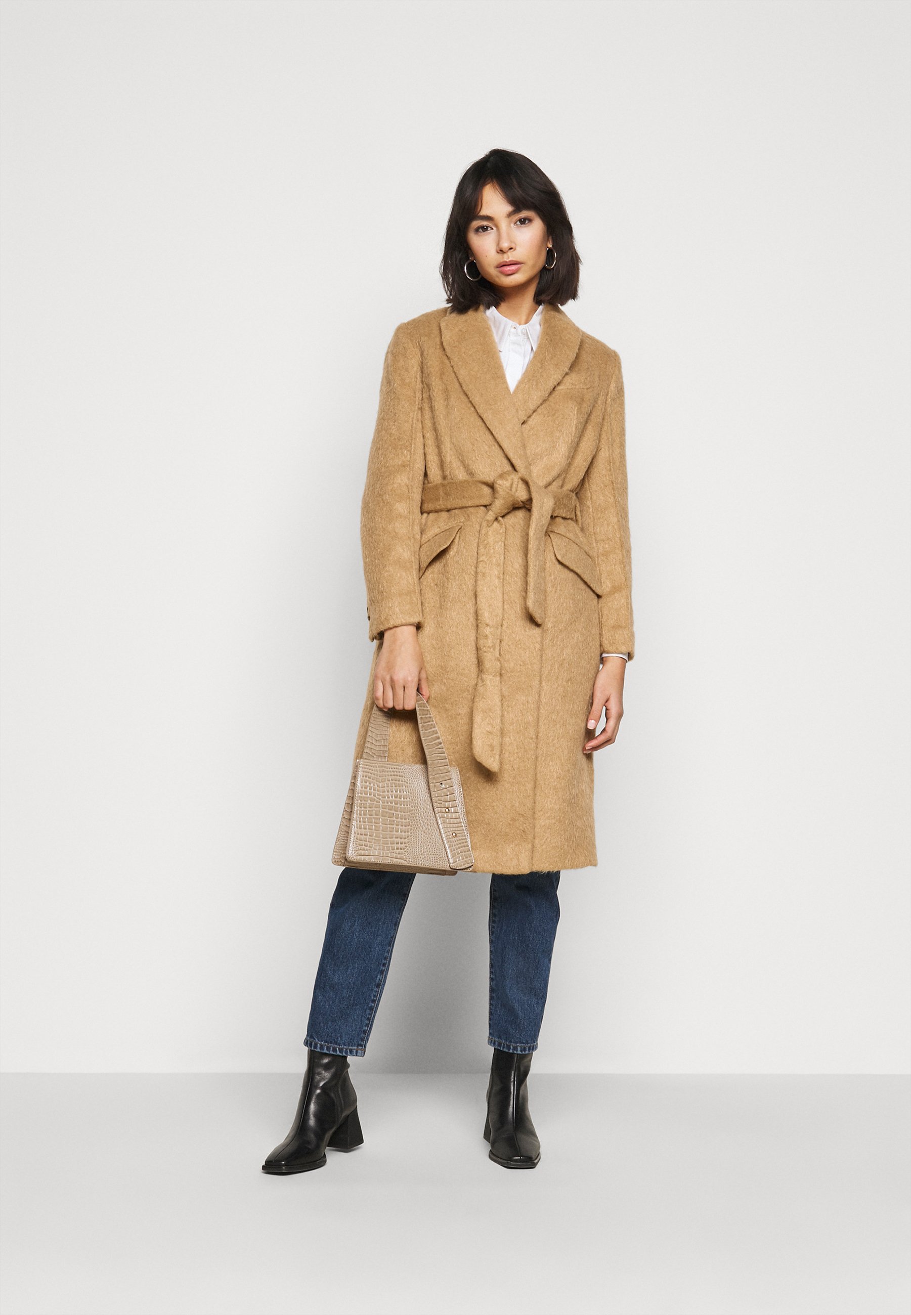 Topshop Manhattan Belted Coat 2025