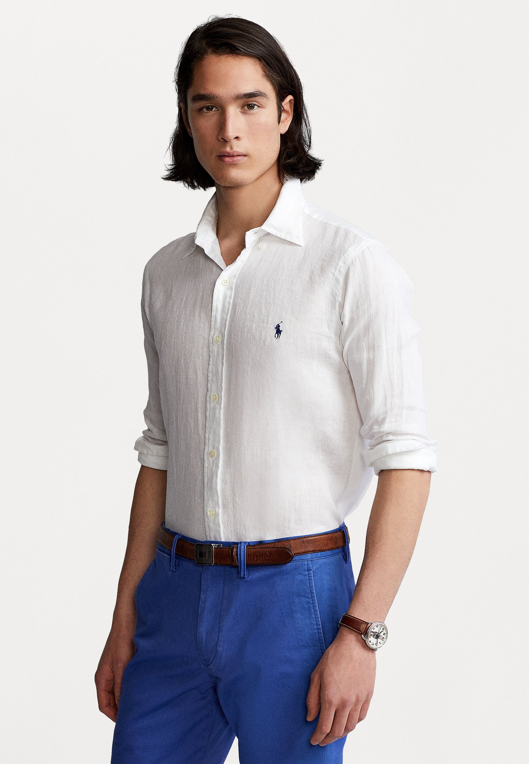 regisseur Knop Charles Keasing Polo Ralph Lauren LONG SLEEVE SPORT SHIRT - Overhemd - white/wit -  Zalando.nl