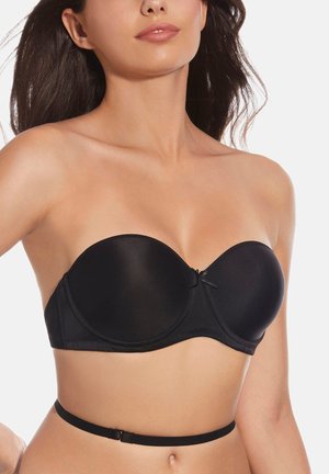 Sujetador sin tirantes/multiescote - black