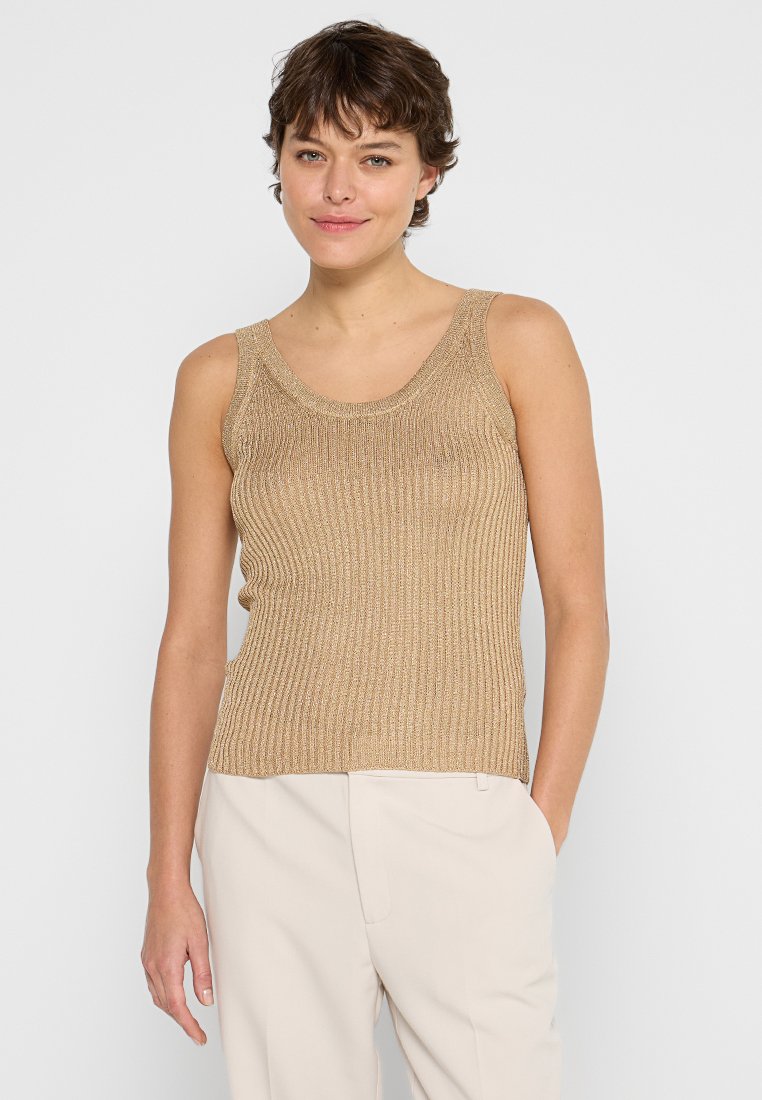 Part Two Top goudkleurig