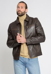 Mustang Skinnjacka - dark brown