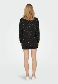 JDY EINFARBIGE - Button-down blouse - black