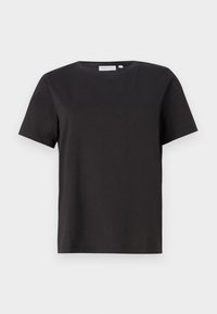 SMOOTH CREW NECK TEE - Basic T-shirt -  black