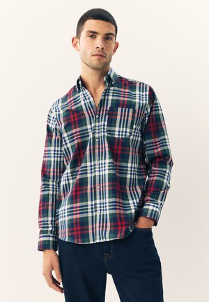 EASY IRON BUTTON DOWN OXFORD - Vapaa-ajan kauluspaita - red green