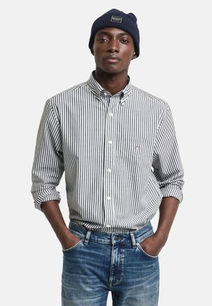 STRIPED - Shirt - black