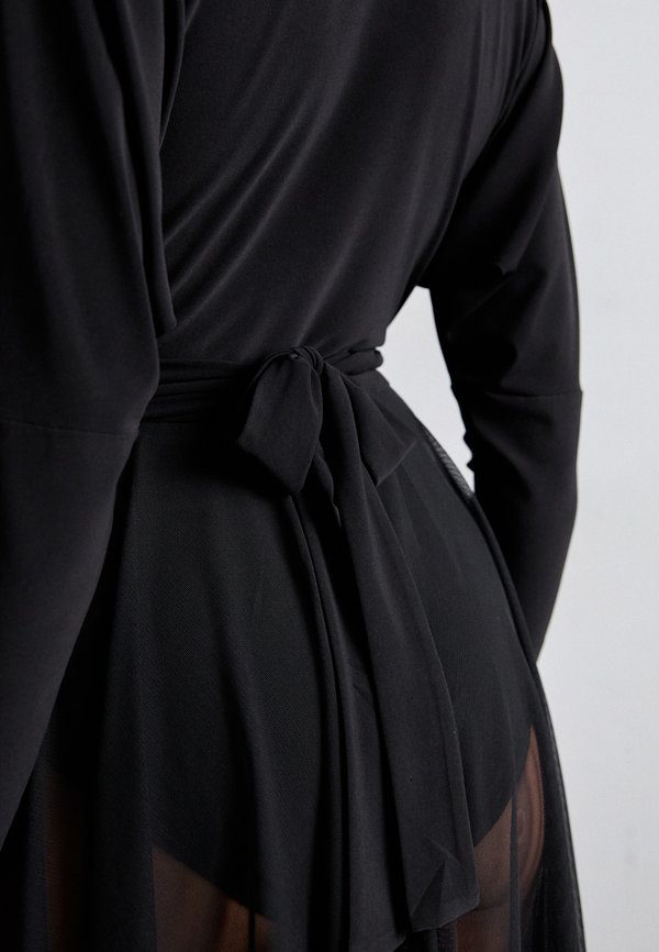 DOLMAN WRAP FLARED DRESS TO MIDCALF - Occasion wear3