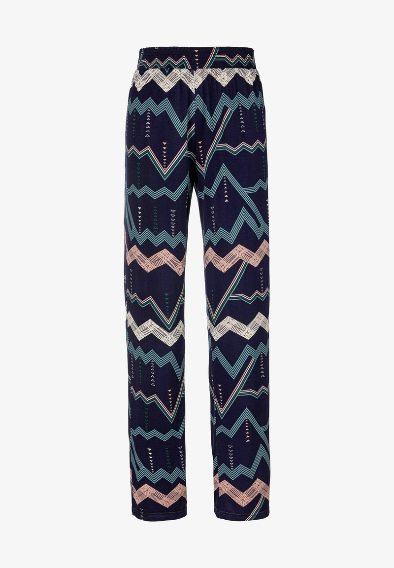 LASCANA Nachtwäsche Hose - allover dunkelblau