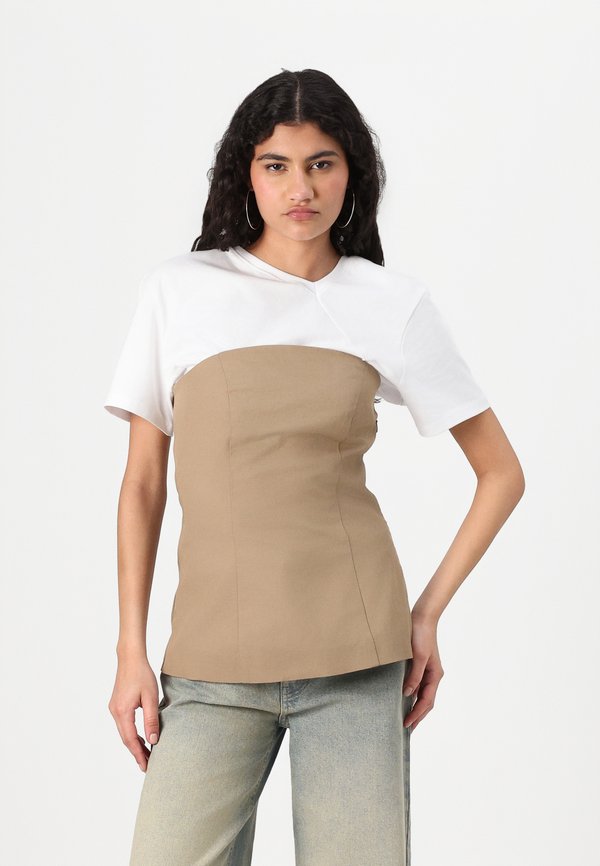 SLFBRI BUSTIER - Top - sepia tint3