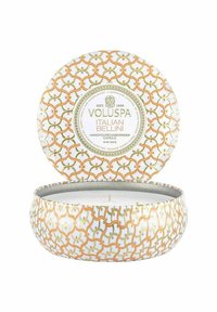 Voluspa VOLUSPA 3-WICK CANDLE DECORATIVE TIN ITALIAN BELLINI 340G - Doftljus - black