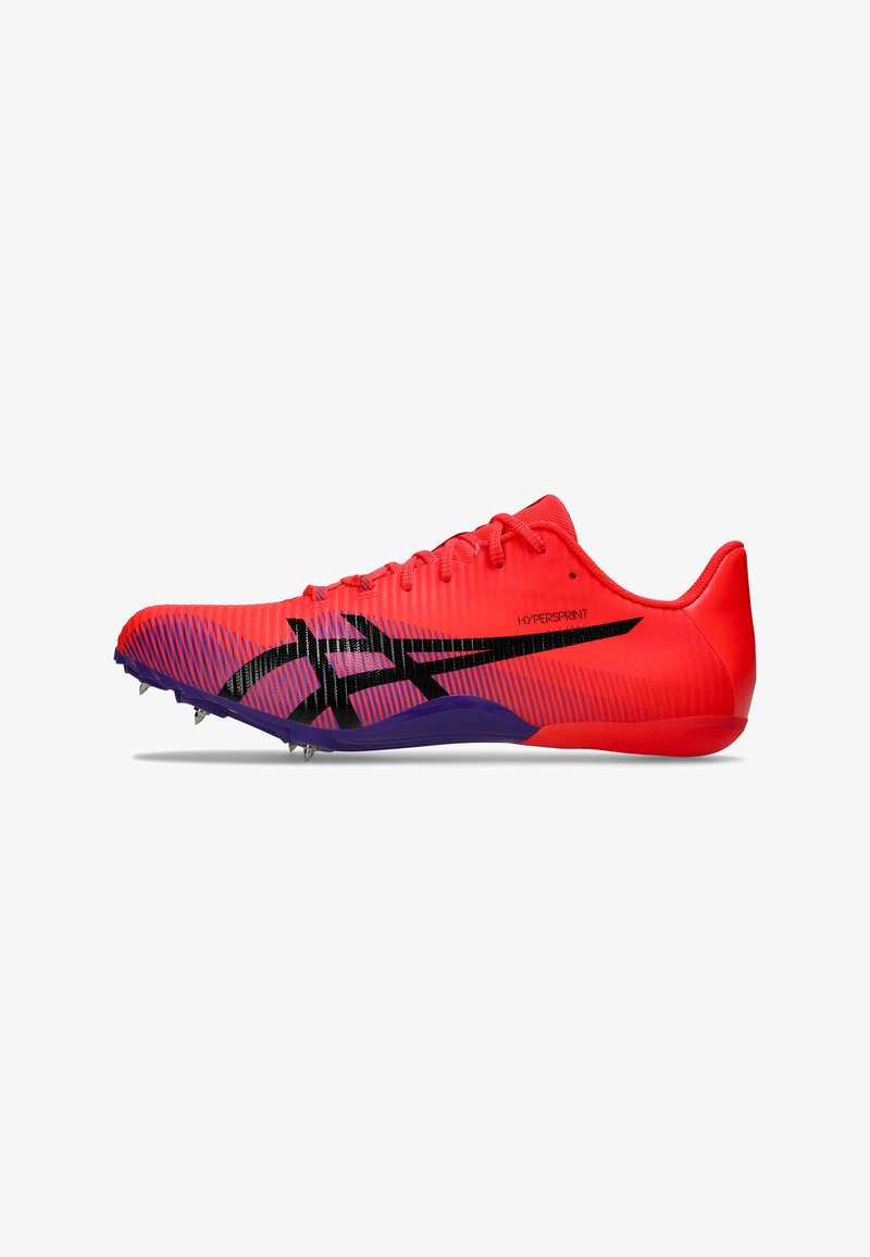 ASICS HYPERSPRINT 8 - Chaussures à crampons - flash red black
