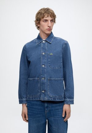 Lacoste, DENIM SHIRT - Chemise - washed deep medium
