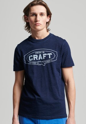VINTAGE SCRIPT STYLE - T-shirt print - indigo dark wash