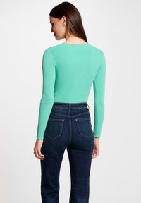 Morgan LONG-SLEEVED BUTTONS - Maglione - vert menthe