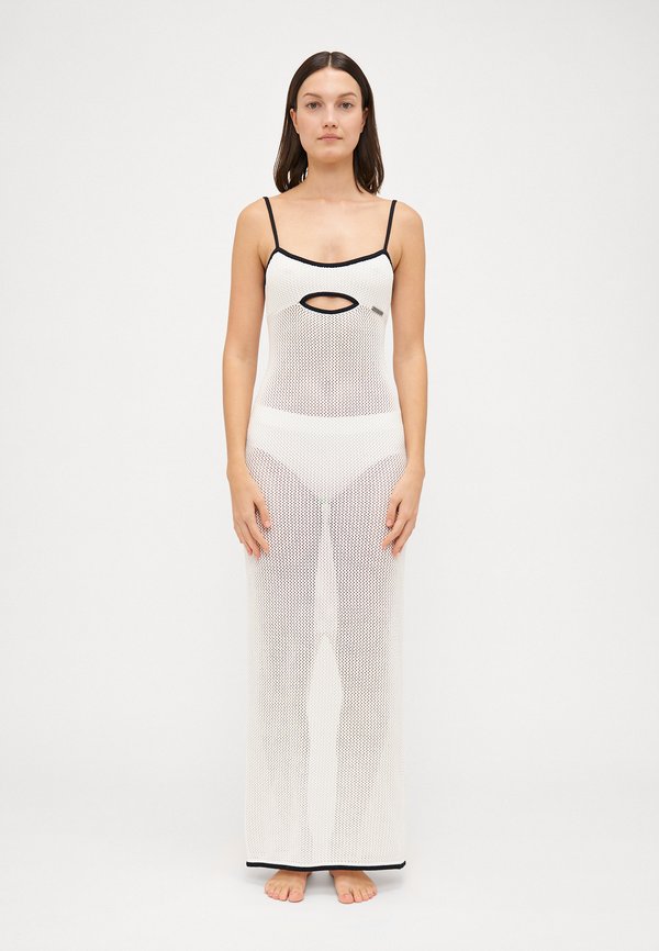 MAXI BEACH DRESS - Beach accessory - cannoli cream