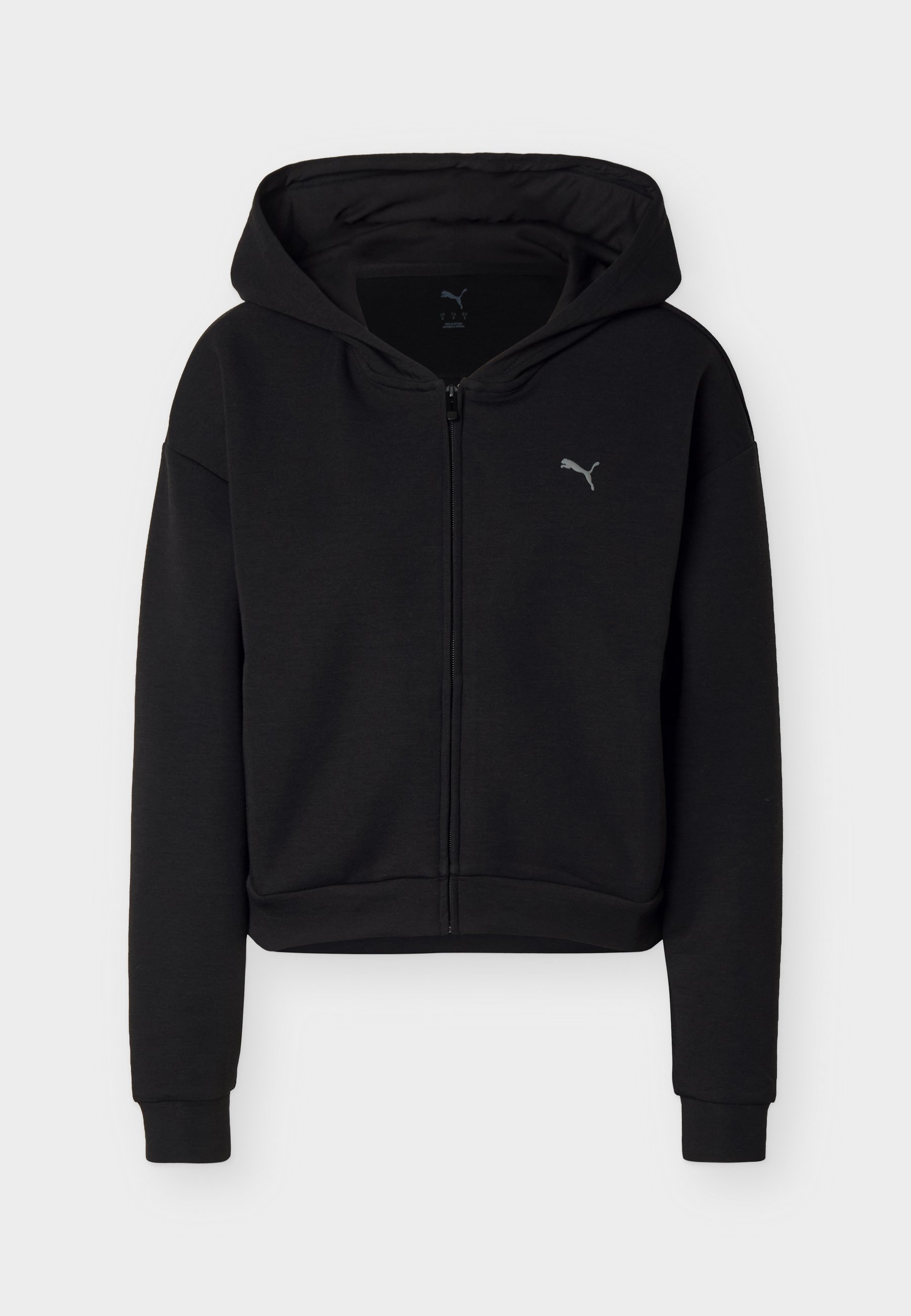 Puma HOODIE - Mikina na zip - black