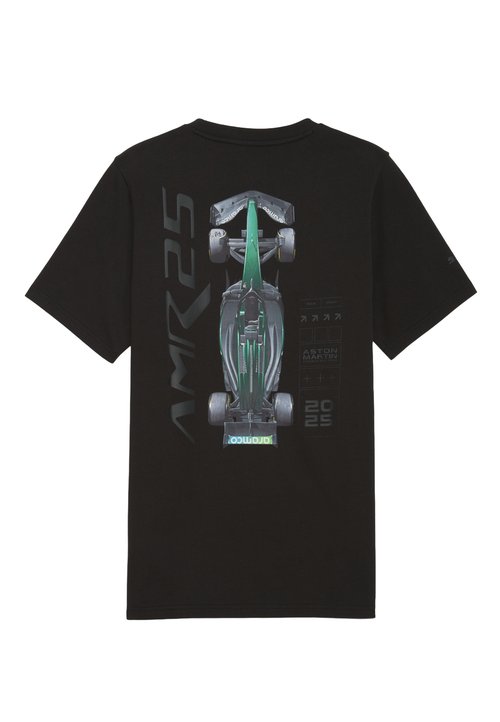 PUMA X ASTON MARTIN ARAMCO F1® TEAM GRAPHIC - Print T-shirt - black — photo 5