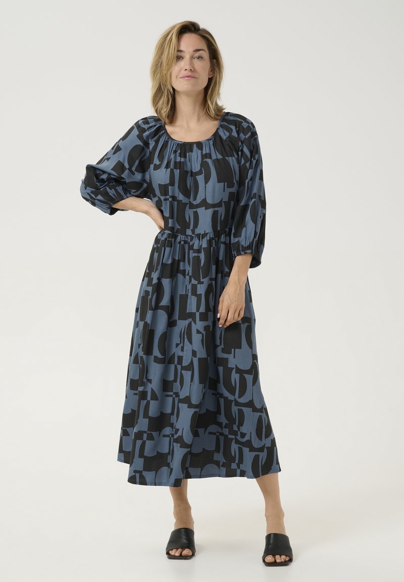 Kaffe Jurk blauw