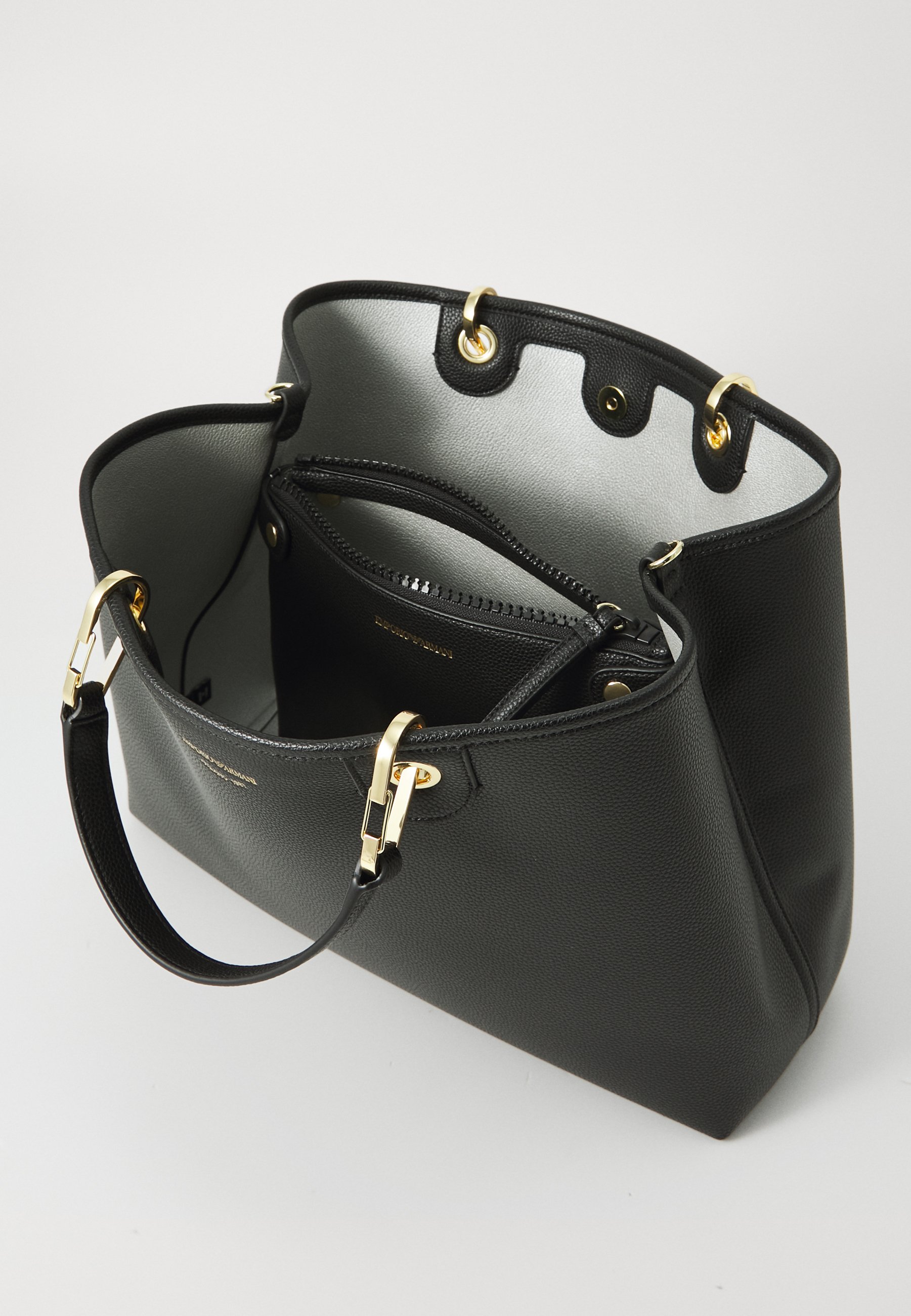 Emporio Armani BAG SET - Cabas - nero/argenté - ZALANDO.FR
