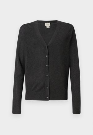 Calvin Klein FINE GAUGE CARDIGAN - Kardigan - charcoal heather