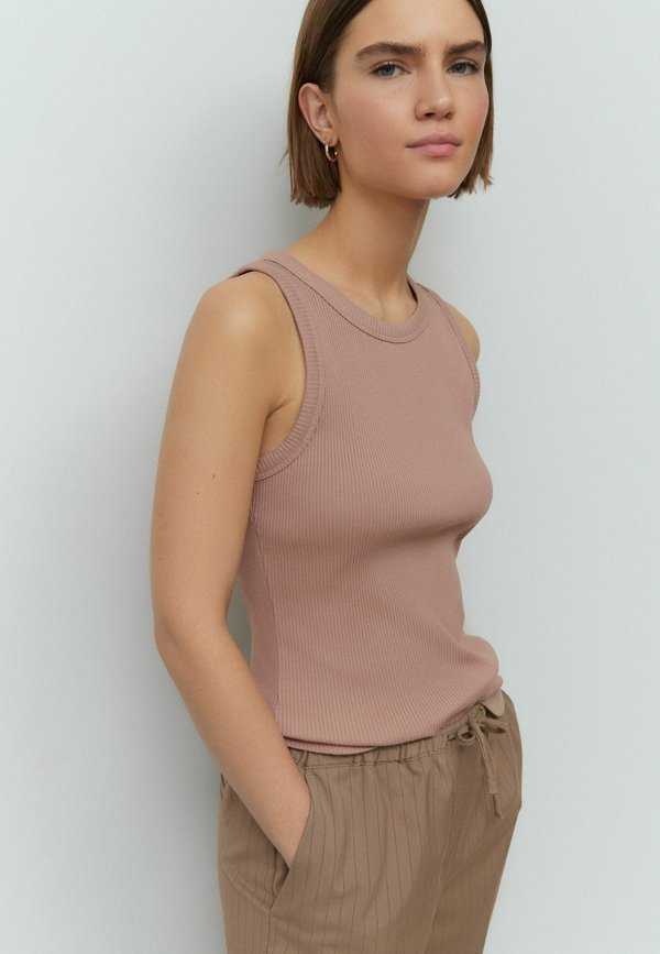 REGULAR FIT - RACER TANK SLEEVELESS - Top - neutral