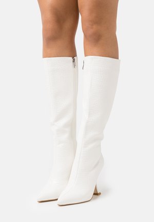 MALINA - High heeled boots - white