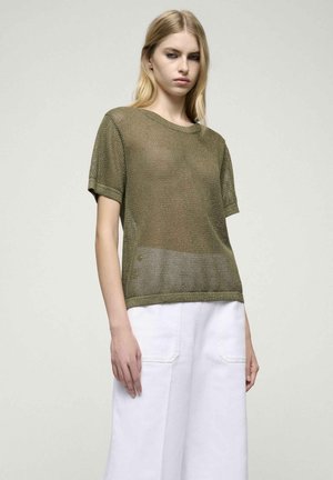 CULTO - Basic T-shirt - verde militare