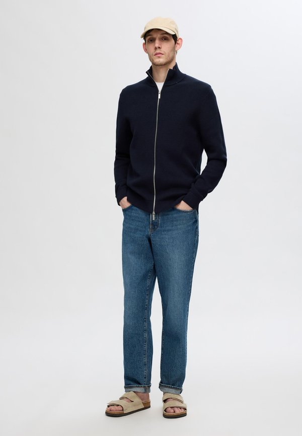 SLHDANE STRUCTURE FULL ZIP - Cardigan - sky captain3