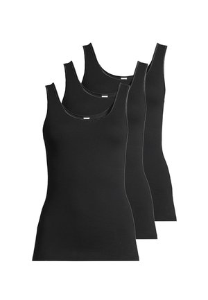 3ER PACK  - Unterhemd/-shirt - schwarz