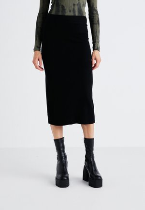 Fustă tip creion - black