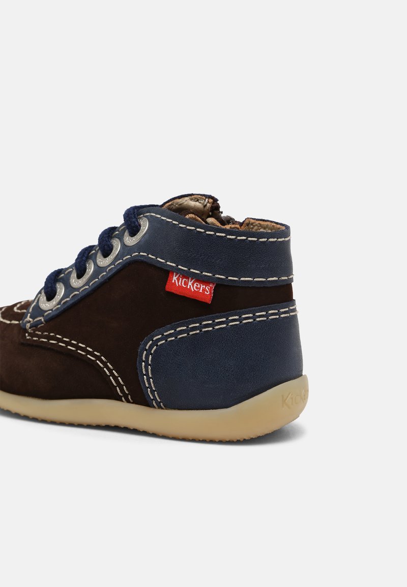 Kinder Sneaker | Kickers BONZIP UNISEX Schnürstiefelette marron fonce/marine/braun - SD38601 Kinder Sneaker | Kickers BONZIP UNISEX Schnürstiefelette marron fonce/marine/braun - SD38601