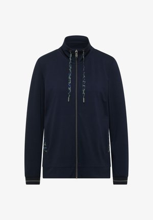 Cecil, LIGHTWEIGHT JACKET WITH A STAND-UP COLLAR AND ZIP - Sweat zippé - urban dark blue