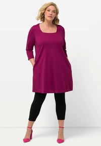 Ulla Popken A-LINE, 3/4-SLEEVE - Tunica - heather