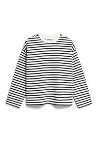 FRANKA STRIPE - Long sleeved top - undyed-black