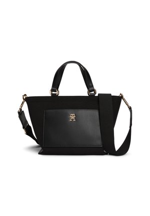 Tommy Hilfiger DISTINCT MINI TOTE - Handtasche - black